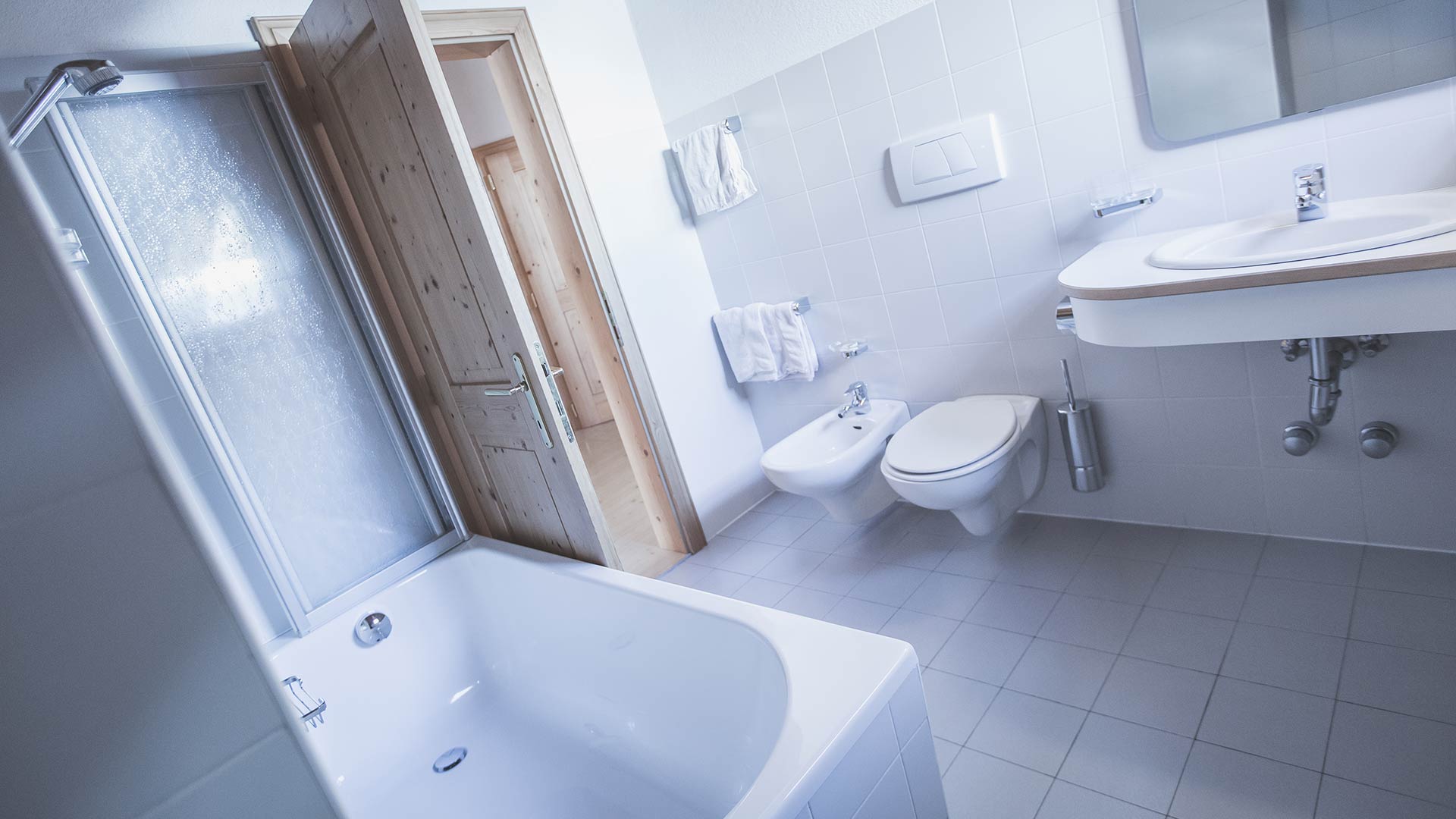 Ferienwohnung Edelweiß, Badezimmer