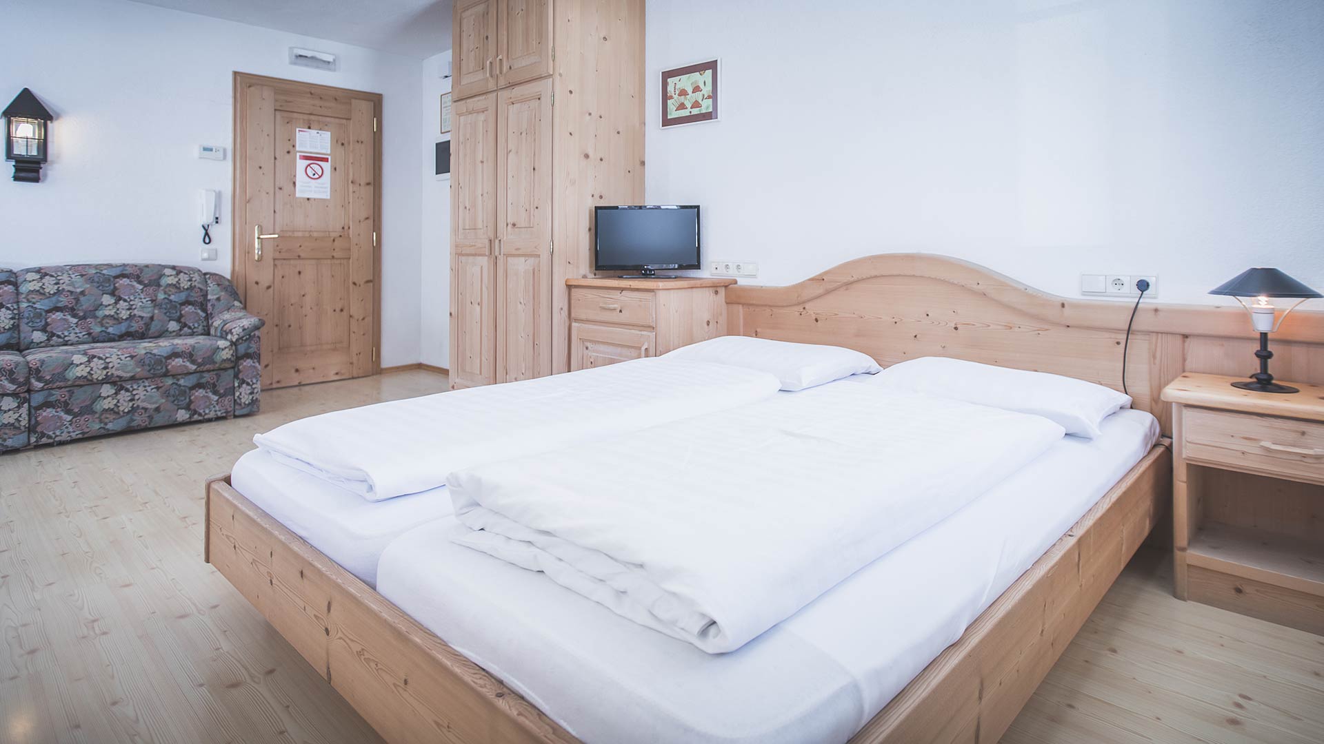 appartamento Heidi, camera da letto